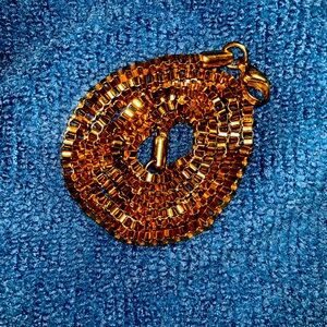 Gold plated | Stainless steel | 24in. | Box chain